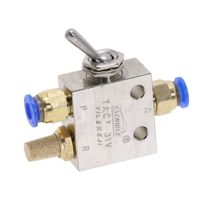 Mechanical Valve TAC2 31V 1 8 PT Thread 2 Position 3 Way Toggle Lever