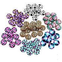 Hot Sale 8mm 10mm 12mm Nebula Leopard Handmade Glass Cabochons Pattern Domed Jewelry Accessories Supplies DIY accessories and others