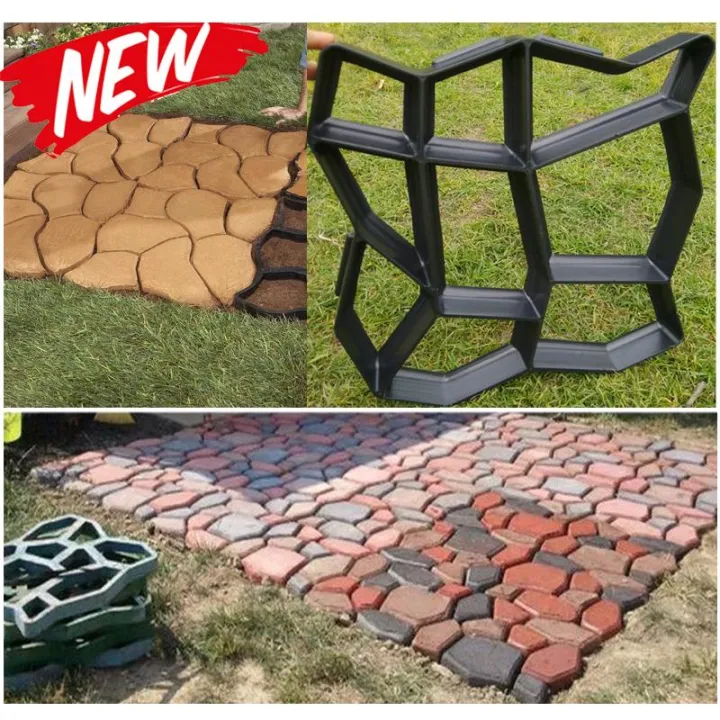 (#978)Path Maker Reusable Mould Concrete Cement Stone Walk Paving Paver ...