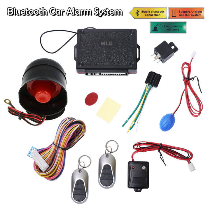 Universal Bluetooth Car Alarm System AntiTheft Central Locking with