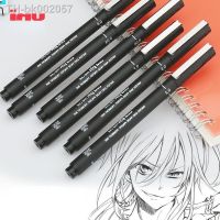 ∋ Uni Pin Micro Fineliner Drawing Pens 6 Assorted TipTechnical Precision Multiliner PenBlack Ink for Sketching Anime Manga