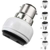 E27 Screw Light Bulb Socket Lamps Holders White lighting Holder Female Sockets Power Supply Tconversion Adapter For US EU Plug Nails Screws Fasteners