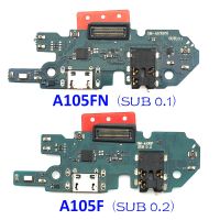 สําหรับ Samsung Galaxy A10 A105F A105FN A105M A105G USB Charger Dock Connector พอร์ตชาร์จไมโครโฟน Flex Cable อะไหล่ทดแทน