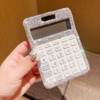 12 Digits Solar Energy Calculator Rhinestone Voice Learning Screen Display Electronic Office School Financial Accounting Tools