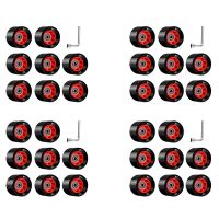32Pack 95A 58mmx39mm,Indoor Quad Roller Skate Wheels,PU Wear-Resistant Wheels Double-Row Roller Skates Accessories