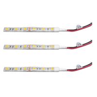 3 Pcs 10cm Waterproof White 5050 LED Strip Lights Dc 12V Caravan Boat Car