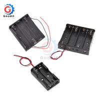 4/3/2 x 18650 Battery Storage Box Case DIY 2 3 4 Slot Way Batteries Clip Holder Container With Wire Lead Pin Z2