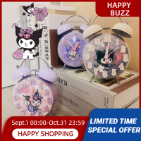 Sanrio Heltty MyMelody Cinnamoroll นาฬิกาปลุก Kawaii อะนิเมะครัวเวลานาฬิกาปลุกมินิห้องนั่งเล่นตกแต่งบ้านของขวัญ