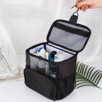 Malha Maquiagem Shower Bag, Sacola De Viagem Portátil,ถุงอาบน้ำแบบแขวนแห้งเร็ว,Dormitório Universitário Caddy Quarto