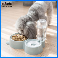 【DUDU Pet】Pet ชามสุนัขแมวน้ำพุอัตโนมัติอาหารเครื่องป้อนน้ำตู้คอนเทนเนอร์สำหรับแมวสุนัขดื่ม