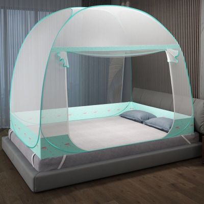 2020 Band Automatic Mosquito Net Fully Automatic Mosquito-proof Cloth Foldable Fast and Installation-free Yurt Mosquito Net