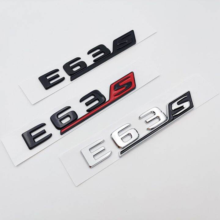 3D ABS Rear Trunk Emblem Badge Decals Sticker Black Red Chrome Car ...