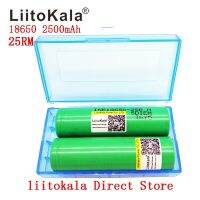 INR18650ลิเธียมไอออน Lii-25R สูง3.6V 18650 2500มิลลิแอมป์ต่อชั่วโมงชาร์จซ้ำได้-25อาร์เอ็มเครื่องมือไฟฉายของเล่น