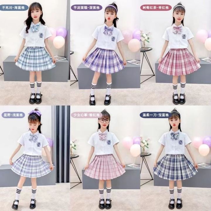 ready-nai-optimal-we-iform-authen-rl-suit-a-l-set-of-short-se-ild-pupil-s-pleated