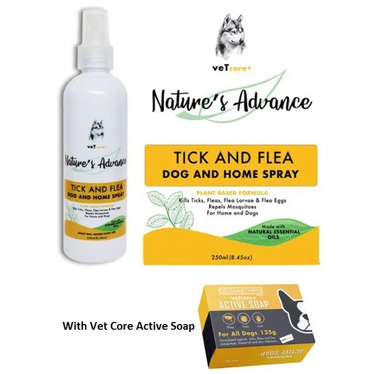 Vet Core+ Tick & Flea Spray with Active Soap | Lazada PH