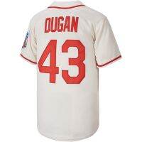 #43 Jimmy Dugan City of Rockford Peaches A League of Their Own Movie Mens Baseball Jersey Stitched Size XXXL Summer Fashion T-shirt