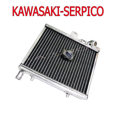 NEW หม้อน้ำแต่งอลูมิเนียม งานสร้าง สำหรับ KAWASAKI-SERPICO150 งานเทพเทพ