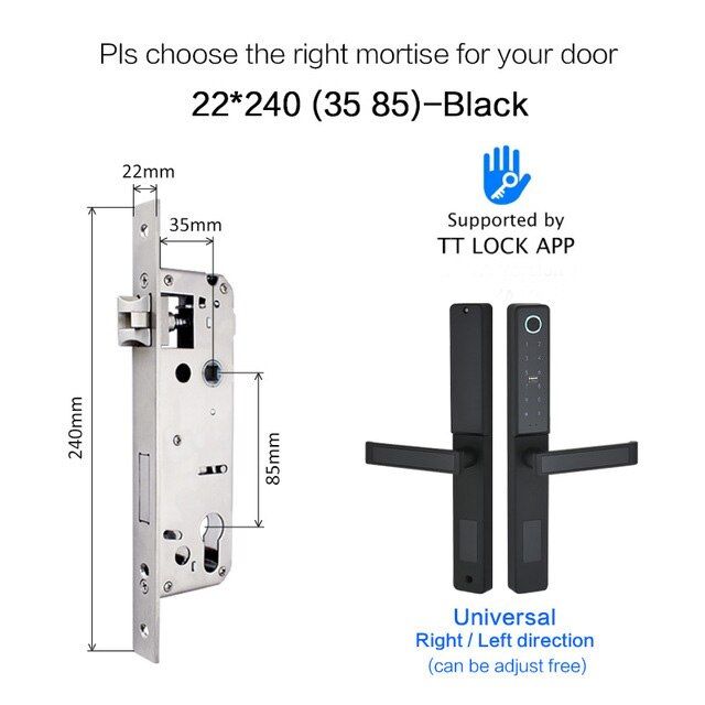 ล็อคอัจฉริยะกันน้ำแอพที่ชาญฉลาด-ttlock-ล็อกประตูด้วยลายนิ้วมืออิเล็กทรอนิกส์ใช้ได้กับ-alexa-google-home-ระบบประตูโรงแรม