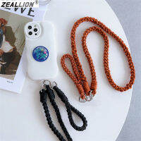 Zeallion พวงกุญแจพวงกุญแจเส้นเชือกสะพายไหล่คาดลำตัวแบบสายคล้องสั้น,โทรศัพท์มือถือยาวอเนกประสงค์ของขวัญโซ่ยาวป้องกันการสูญหายสำหรับผู้หญิงผู้ชาย