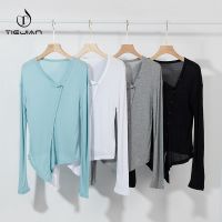 卍♣✻ Dance Cardigan Womens Summer New Sunscreen Jacket Diagonal Buckle Top Dance Clothes Thin Section Modern Dance Adult Practice Clothes