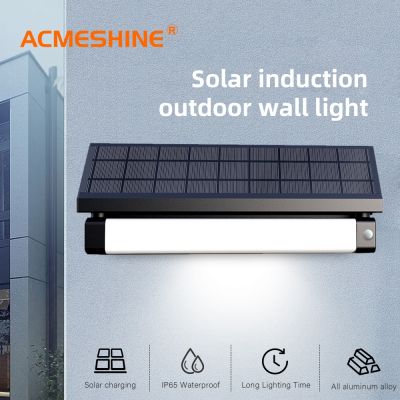❧✒∏ ACMESHINE 1000LMS Aluminum Solar Led Wall Light Waterproof Solar Panel Lamp Sensor Light Outdoor Lighting Villa Garden Light