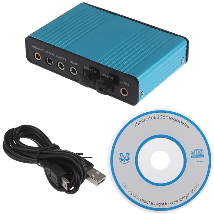 USB sound card 6 channel 5.1 optical external audio card cm6206 chipset