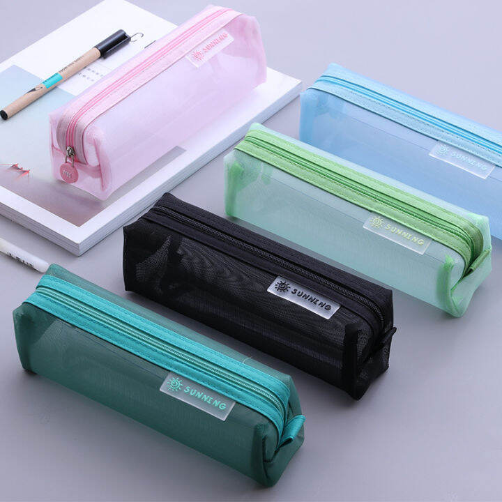 Hittime Transparent Pencil Case Large Capacity Pen Bag Examination ...