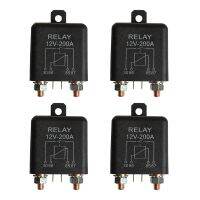 4X 12V 200A Normally Open 4 Pin Relay - Heavy Duty Automotive Marine Split Charge