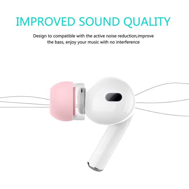 2023ใหม่-แทนที่ปลายหูสีสันสดใสสำหรับ-apple-airpods-pro-2หูฟังซิลิโคนอุปกรณ์เสริมหูฟังป้องกันการลื่น