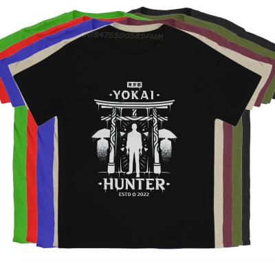 Ghostwire Tokyo IZUKI AKITO Game Male T Shirt Fighting Yokai Individuality T-shirts Graphic Camisas Man Hipster