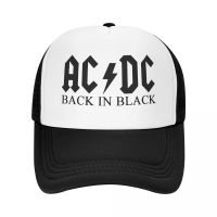 Fashion AC DC Black In Black Baseball Cap for Women Men Adjustable Heavy Metal Rock Trucker Hat Performance