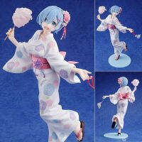 Figure ฟิกเกอร์ ReZero รีเซทชีวิต ฝ่าวิกฤตต่างโลก Rem แรม Yukata Ver Anime ของสะสมหายาก อนิเมะ การ์ตูน มังงะ คอลเลกชัน ของขวัญ Gift จากการ์ตูนดังญี่ปุ่น New Collection Doll ตุ๊กตา manga Model โมเดล