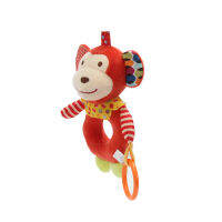 [In stock] เด็กการ์ตูนสัตว์กลมมือหมุน ลิงช้างลูกสุนัขของเล่น 0-2 ปีตุ๊กตาทารก