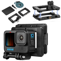 กล้องการกระทำแม่เหล็กด่วนที่วางจำหน่ายยึด Gopro อุปกรณ์เสริมสำหรับ GoPro ฮีโร่10 9 8 Insta360 Eken DJI OSMO SJCAM อุปกรณ์เสริม