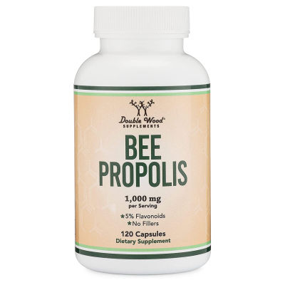 Double Wood Bee Propolis 1000 mg 120 Capsules
