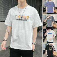 The new mens short sleeve T-shirt male youth summer clothes loose t half sleeve shirt cotton coat top mens tide --ntx230801₪