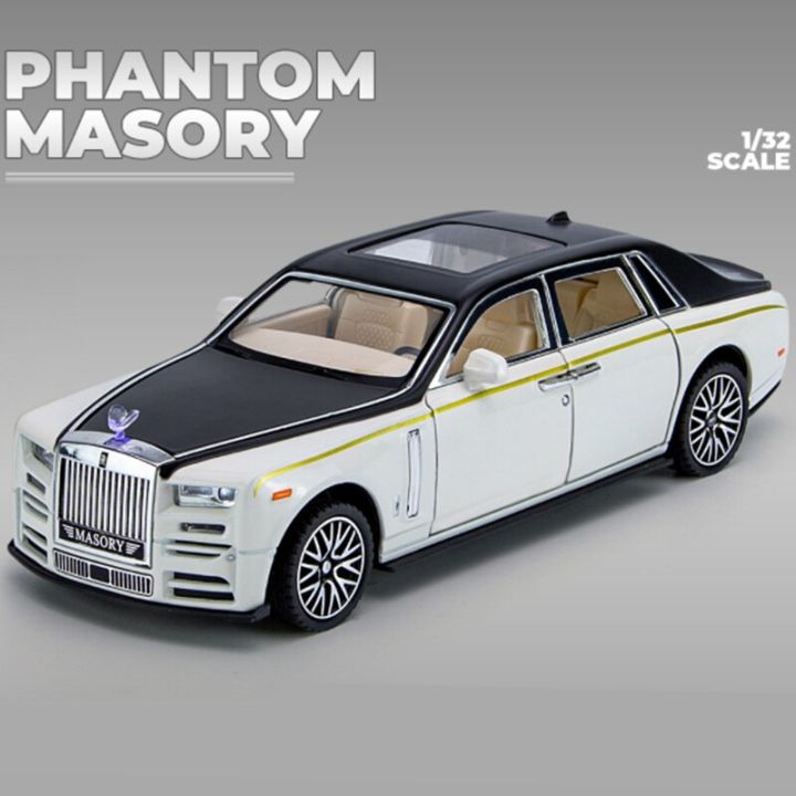 2022-1-32-rolls-royce-phantom-alloy-luxy-รถรุ่น-diecasts-โลหะของเล่นรถคอลเลกชันจำลองเสียงและแสงของขวัญเด็ก