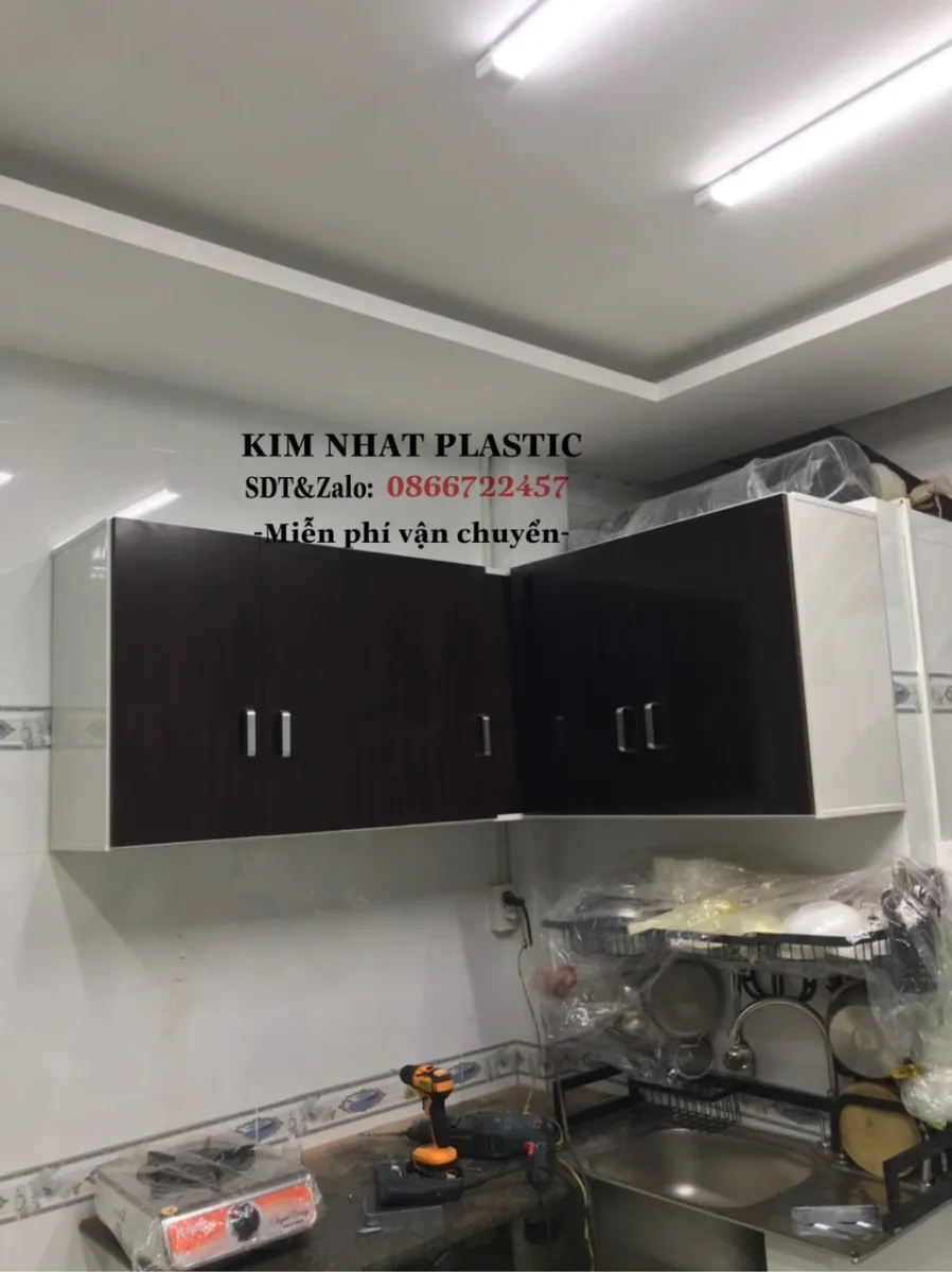 Hcm]Tủ Kệ Bếp Treo Tường Nhựa Đài Loan Siêu Đẹp Nhận Đo Và Lắp Đặt Hoàn  Thiện Freeship | Lazada.Vn
