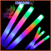 HESONG 1/5pcs วันเกิด สำหรับงานปาร์ตี้เทศกาล เรืองแสงในที่มืด Cheer Tube RGB LED แท่งเรืองแสง ไฟ LED กระพริบหลากสีสัน