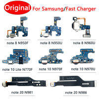 USB เพนกวินพอร์ต Asal Dok Penyambung Kabel Flex Samsung Nota 8 9 10 Lite Plus 20 Modul Papan Pengecasan Ultra