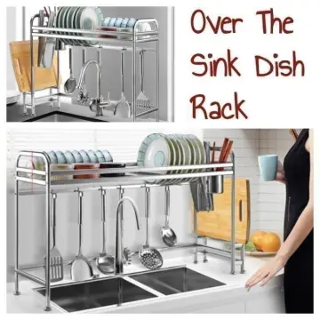 ZUHNE Roll-Up Over the Sink Dish Drying Rack, Gray – Zuhne