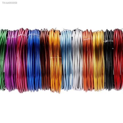 卐◆ 0.6/0.8/1.0/1.2/1.5/2/2.5/3mm Aluminum Wire Multicolor Painted Metal Wire Cord For DIY Craft Making Bracelet Necklace Jewelry
