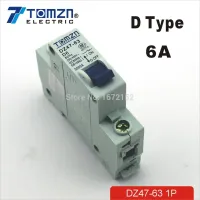 1P 6a D ประเภท240V/415V 50Hz/60Hz C45เบรกเกอร์ Mcb ขนาดเล็ก