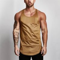 Muscleguys Men 39;s Mesh Tank Tops Fitness Clothing 2021 Summer Muscle Vest Gyms Stringer Tanktop Canottiere Bodybuiding Sleeveless