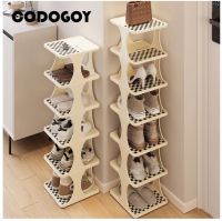 ชั้นวางรองเท้าแนวตั้ง Plastic Vertical Shoe Rack ชั้นวางรองเท้า ประหยัดพื้นที่