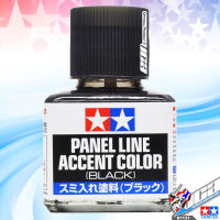 TAMIYA 87131 PANEL LINE ACCENT BLACK 40ML น้ำยาตัดเส้น เดินลาย VCA GUNDAM