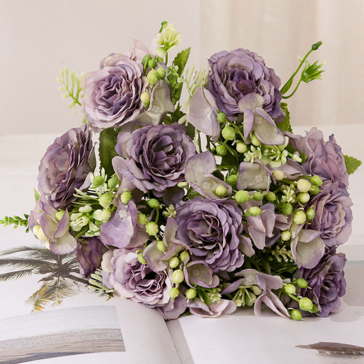 1pc-silk-flower-centerpiece-vintage-artificial-silk-flowers-autumn-peony-decoration-cuckoo-flower-wreath-christmas-floral-arrangements-wedding-flower-decoration-family-room-floral-decor-high-quality-s