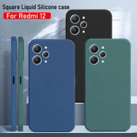 เคสซิลิโคนเหลวกันน้ำสำหรับ Xiaomi Redmi 12 12C,A1 A1 11A 10C + A2 A2 + K60 K60Ultra K60Ultra เรดมี่12 2023เคสโทรศัพท์ของแท้