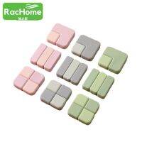 Wall Protector Gel Adhesive Doorstopper Silicone Handle Bumpers 3pcs Door Stopper Protection Pad Mute Square Wall Protector Pad