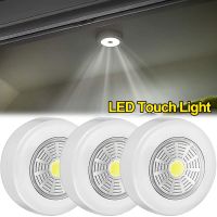 ▨◎✥ LED Wireless Touch Light Battery Operated Under Cabinet Stick On Push Lamp Bedroom Kitchen Wardrobe Closet Wall Night Lights